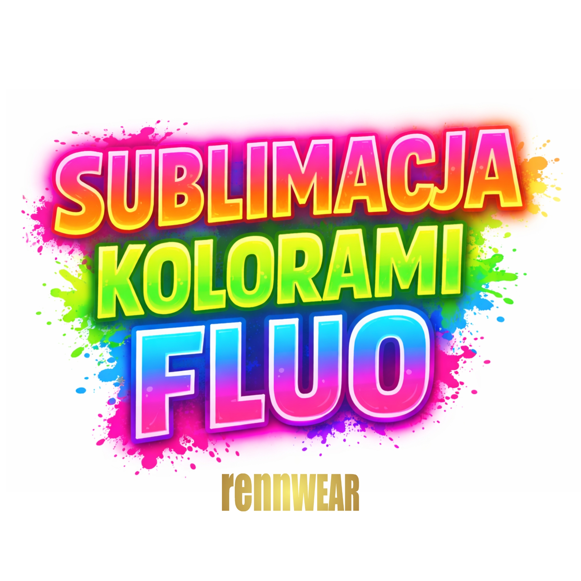 Rogal podróżny | Poduszka podróżna | rennWEAR | PRODUKT z LOGO i GRAFIKĄ KLIENTA Sublimacja_kolorami_FLUO