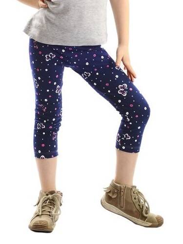 Children's 3/4 Leggings with BUTTERFLY Print.