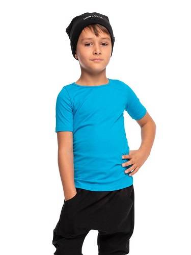 Short sleeve training T-shirt for Dance / Gymnastics - turquoise