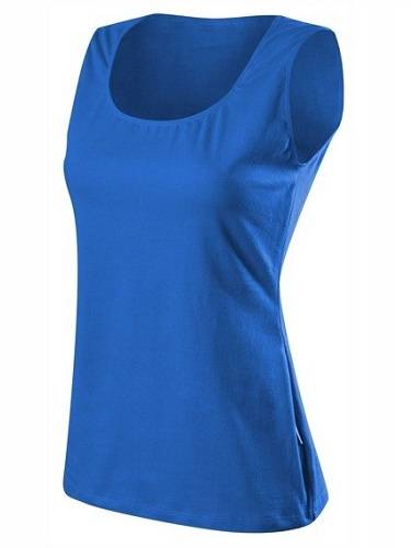 Sleeveless blouse - cornflower blue