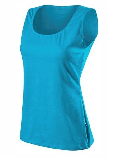 Sleeveless blouse - turquoise