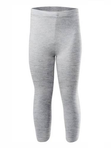 Sporty 3/4 Leggings for Women Men Kids Cotton Grey Melange