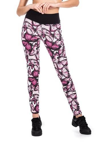 Women's Butterfly High Waisted Leggings