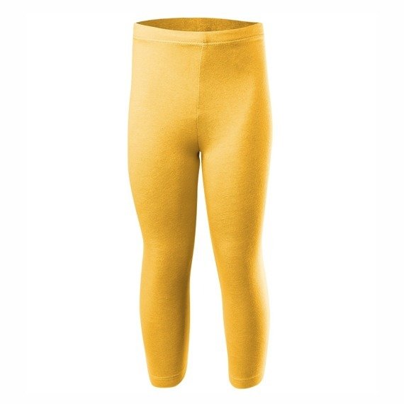 3/4 Sport Leggings for Women, Men and Children - Cotton - Yellow