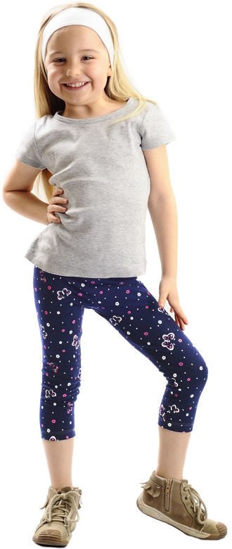 Children's 3/4 Leggings with BUTTERFLY Print.