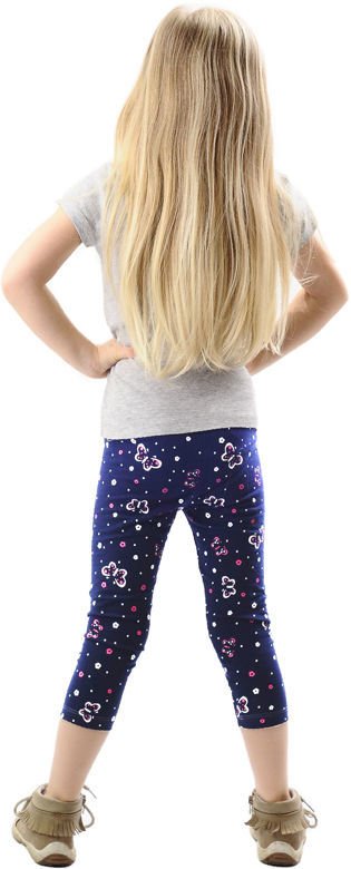 Children's 3/4 Leggings with BUTTERFLY Print.