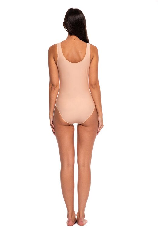 Flesh-tone sleeveless lingerie bodysuit B100 flesh-tone.