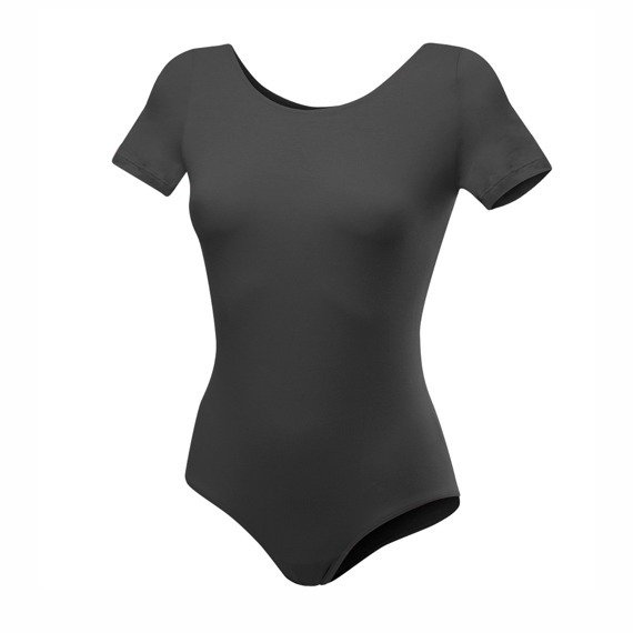 Gymnastic Training Body with Short Sleeves B100K Graphite.