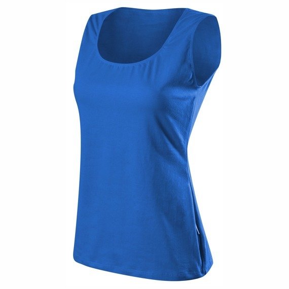 Sleeveless blouse - cornflower blue