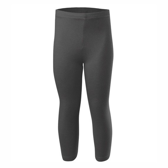 Sport 3/4 Length Leggings for Women, Men, and Children in Graphite Cotton