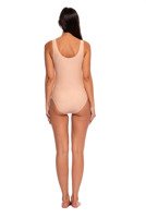 Flesh-tone sleeveless lingerie bodysuit B100 flesh-tone.