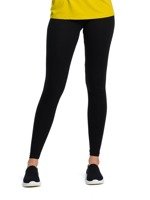 Sport leggings for women, men, and children with long cotton black legs.