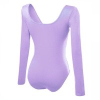 Women's Slimming Long Sleeve Body - Heather Purple