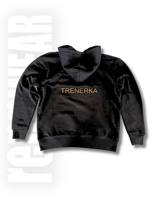 Bluza wkładana z kapturem | folia brokatowa