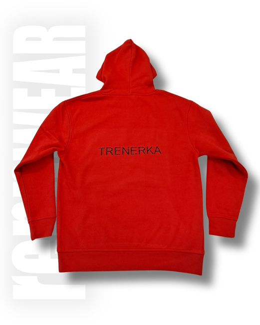 Bluza wkładana z kapturem | folia brokatowa