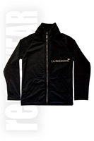 LA PASSIONE | Bluza klubowa z zamkiem | welur | folia | rennWEAR