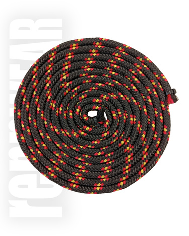 Skakanka | czarny żółty czerwony | rennWEAR