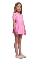 Body z krótką spódniczką lycra różowy