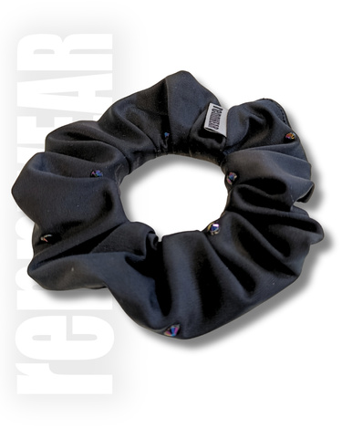 Gumka do włosów z kamieniami CZARNY |  rennWEAR