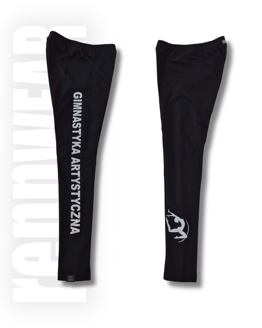 DOMINI OPOLE | Legginsy długie BASIC | bawełna | folia | rennWEAR
