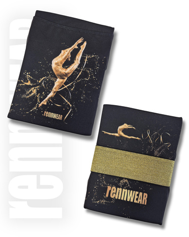GOLDEN GYMNAST | Poduszka do ćwiczeń z gumą15x20x4 cm "MINI"| rennWEAR