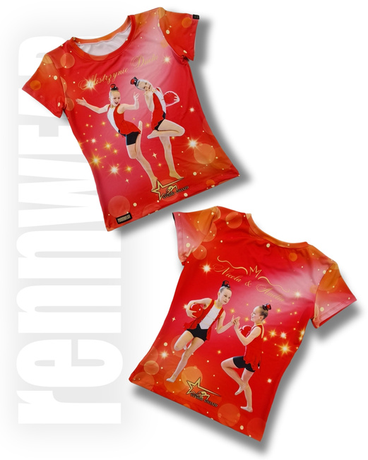 STUDIO GWIAZD | Koszulka dla Zawodniczki | sublimacja | rennWEAR | PRODUKT z LOGO i GRAFIKĄ KLIENTA