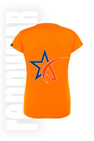 ACRO FUTURE | T-shirt damski pomarańczowy