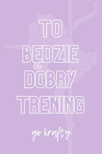 Ręcznik 30x50 cm "Dobry trening" (sublimacja full print) / GO KRAFTY | PRODUKT z LOGO i GRAFIKĄ KLIENTA