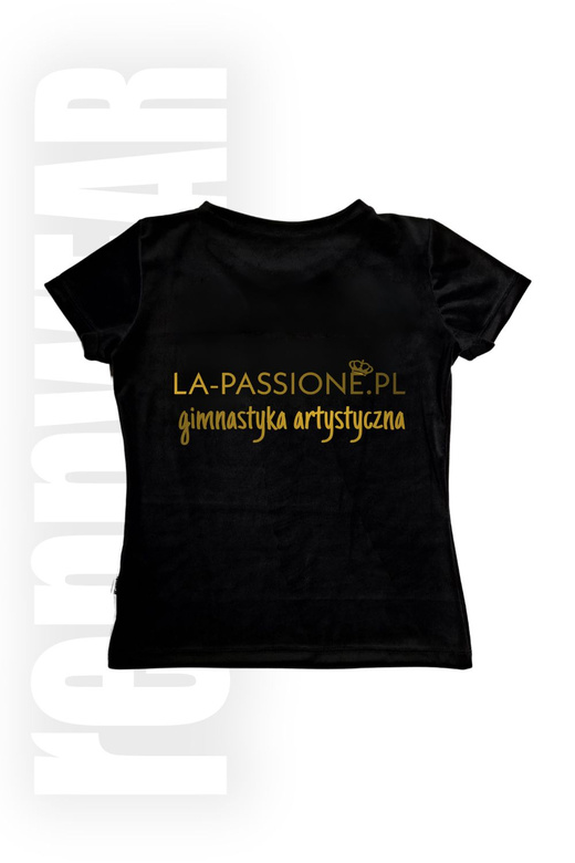 LA PASSIONE | Koszulka klubowa KR + PERSONALIZACJA | welur | folia | rennWEAR