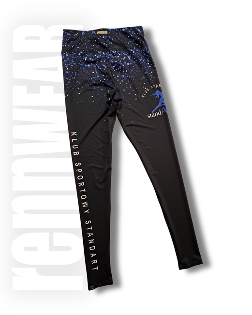 KS STANDART | Leginsy długie z wysokim stanem | SUBLIMACJA | rennWEAR