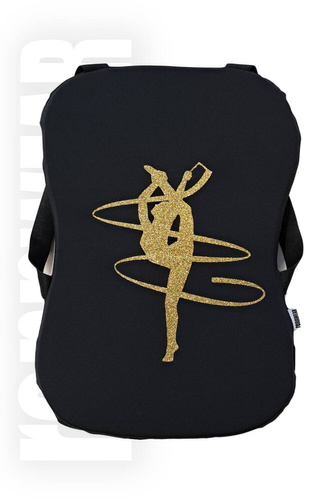 Poduszka na plecy ze złotą gimnastyczką | rennWEAR
