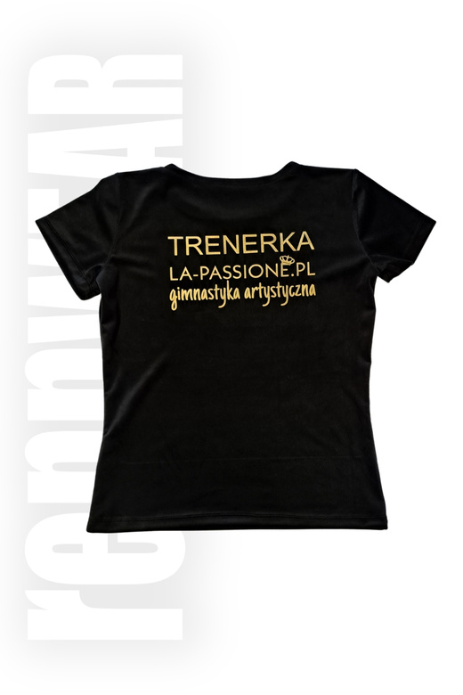 LA PASSIONE | Koszulka klubowa trenerska | welur | folia | rennWEAR