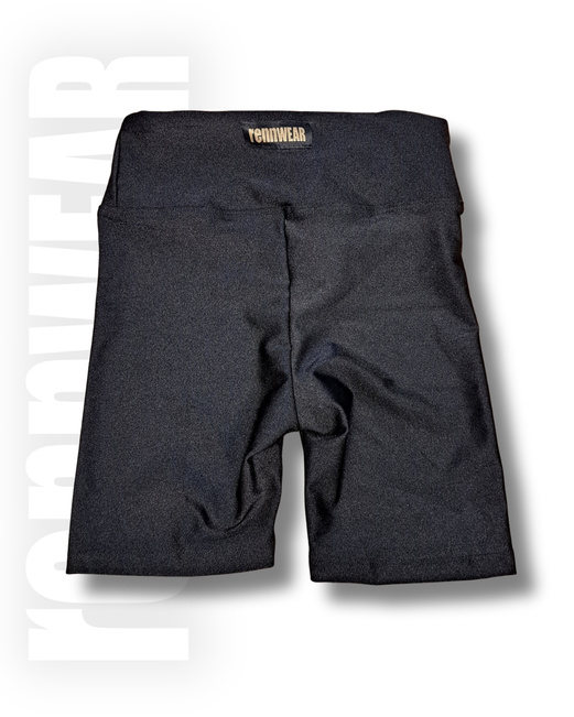 Kolarki z wysokim stanem lycra czarny | DTF | rennWEAR