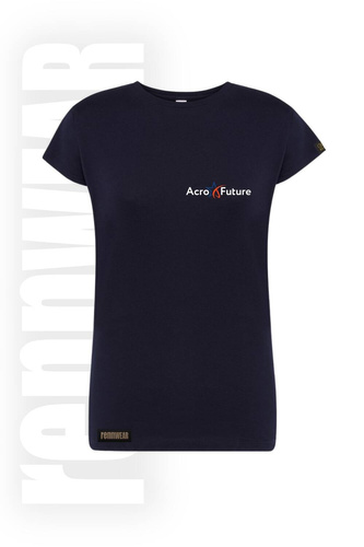 ACRO FUTURE | T-shirt damski czarny