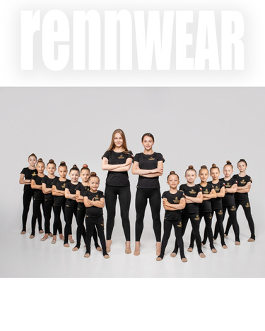 GYMNASTICS ACADEMY | Legginsy długie z dziurą | rennWEAR