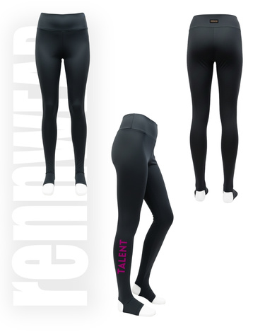 TALENT | Legginsy WS z otworem na piętę | rennWEAR