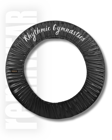 Pokrowiec na obręcz do gimnastyki artystycznej | czarny | LAMA | rennWEAR