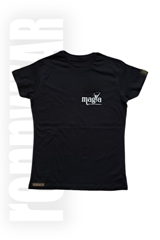 MAGIA | T-shirt damski czarny | rennWEAR