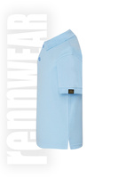 SP 64 Ww | T-shirt polo z nadrukiem LA VITA CANTARE - SK (Sky BLUE) | PRODUKT z LOGO i GRAFIKĄ KLIENTA