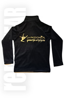Gymnastic Training Body with Short Sleeve B100K Black