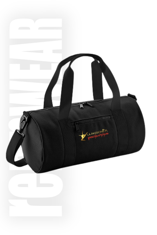 Torba treningowa okrągła S 40 x ø20 czarny | DTF