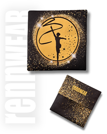 GOLDEN DUST | Pokrowiec na napalcówki lub zestaw do koka 10x11,5 cm | sublimacja | rennWEAR