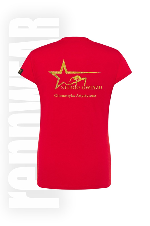 Studio Gwiazd | Koszulka Gymnastics Mom taliowana | 