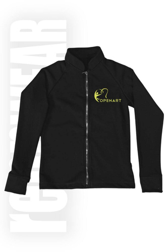 OPEN ART | Bluza klubowa z zamkiem | rennWEAR