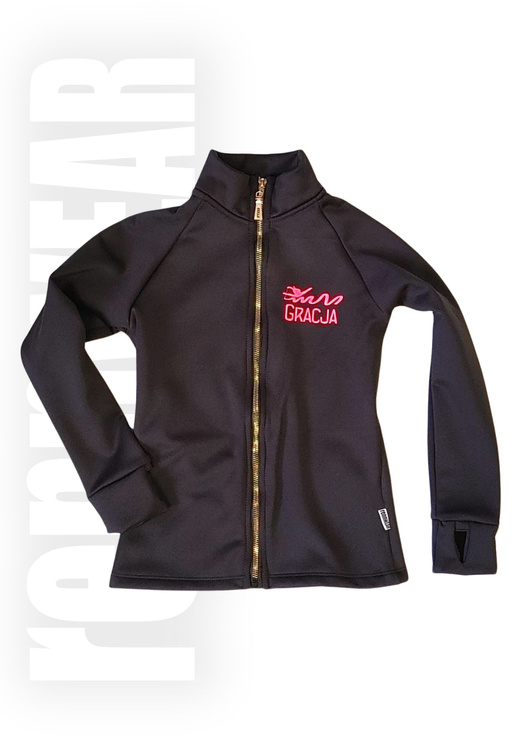 GRACJA | Bluza klubowa z zamkiem | folia | rennWEAR