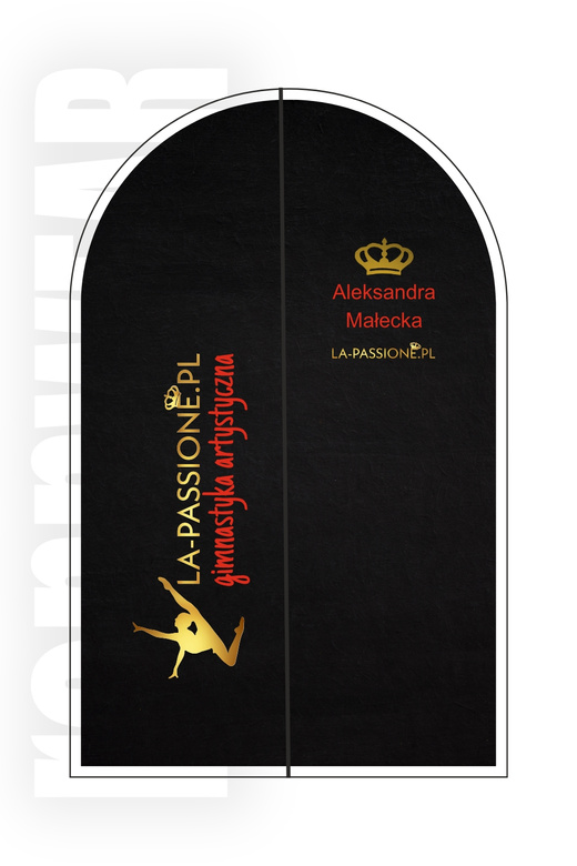 LA PASSIONE | Pokrowiec na odzież strój startowy 57x80 cm | sublimacja | rennWEAR