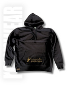 Bluza wkładana z kapturem | folia brokatowa