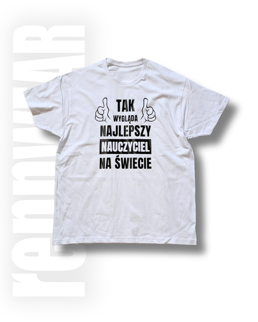 T-shirt dla nauczyciela | rennWEAR