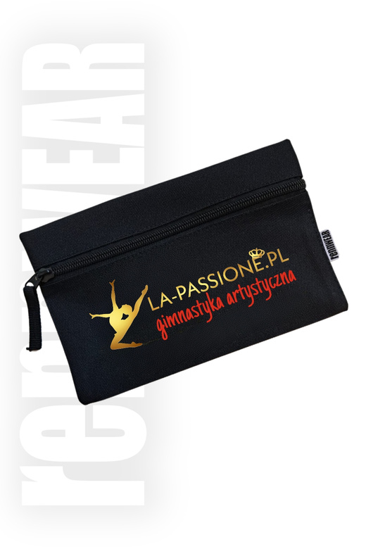 Piórnik Kosmetyczka 13,5 x 22 cm czarny | DTF