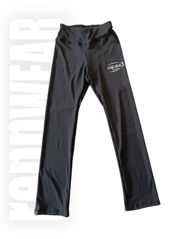 CK PARADA | Legginsy proste nogawki z wysokim stanem | rennWEAR